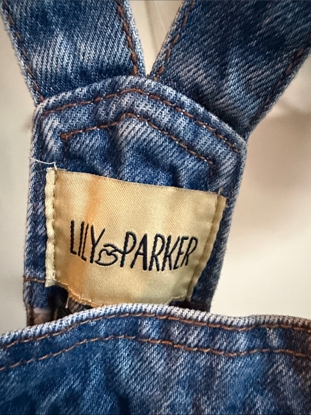 Lily Parker Denim Overalls - Blue